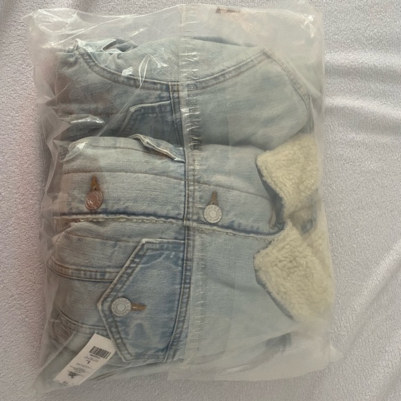 GARAGE Denim Sherpa Jacket - Picture 2 of 3